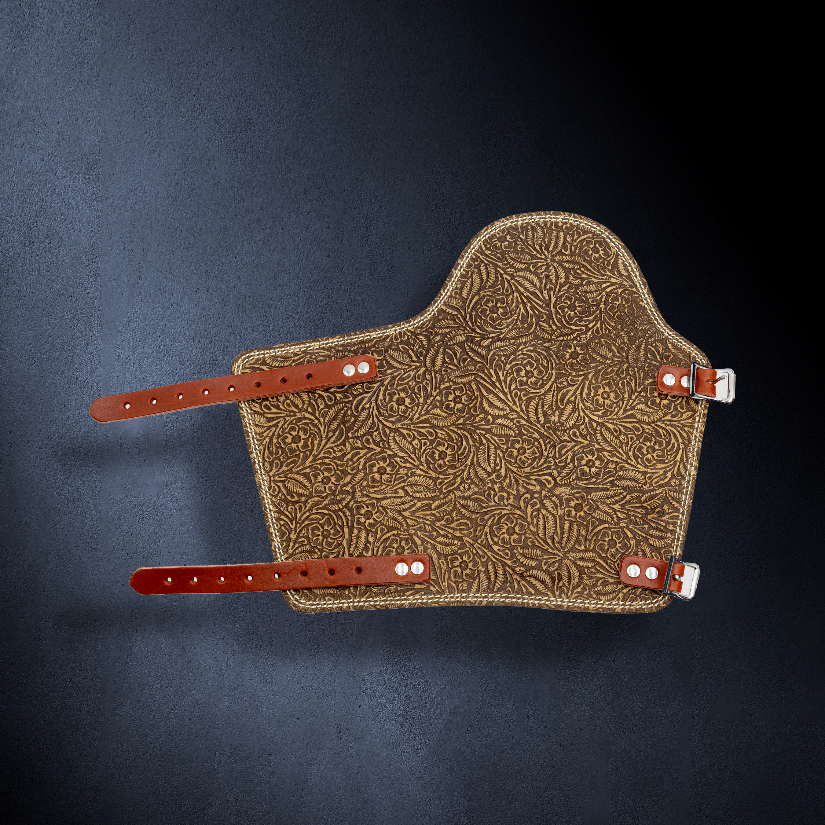 Outlaw Leather - Armpad - Saddle Floral Suede